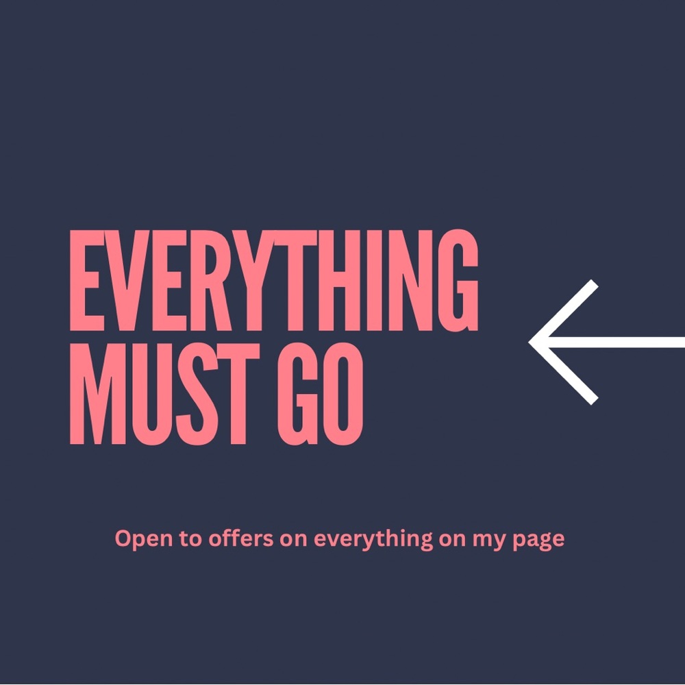CLOSET SALE! Everything must go